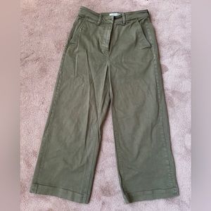 Everlane wide leg crop pants